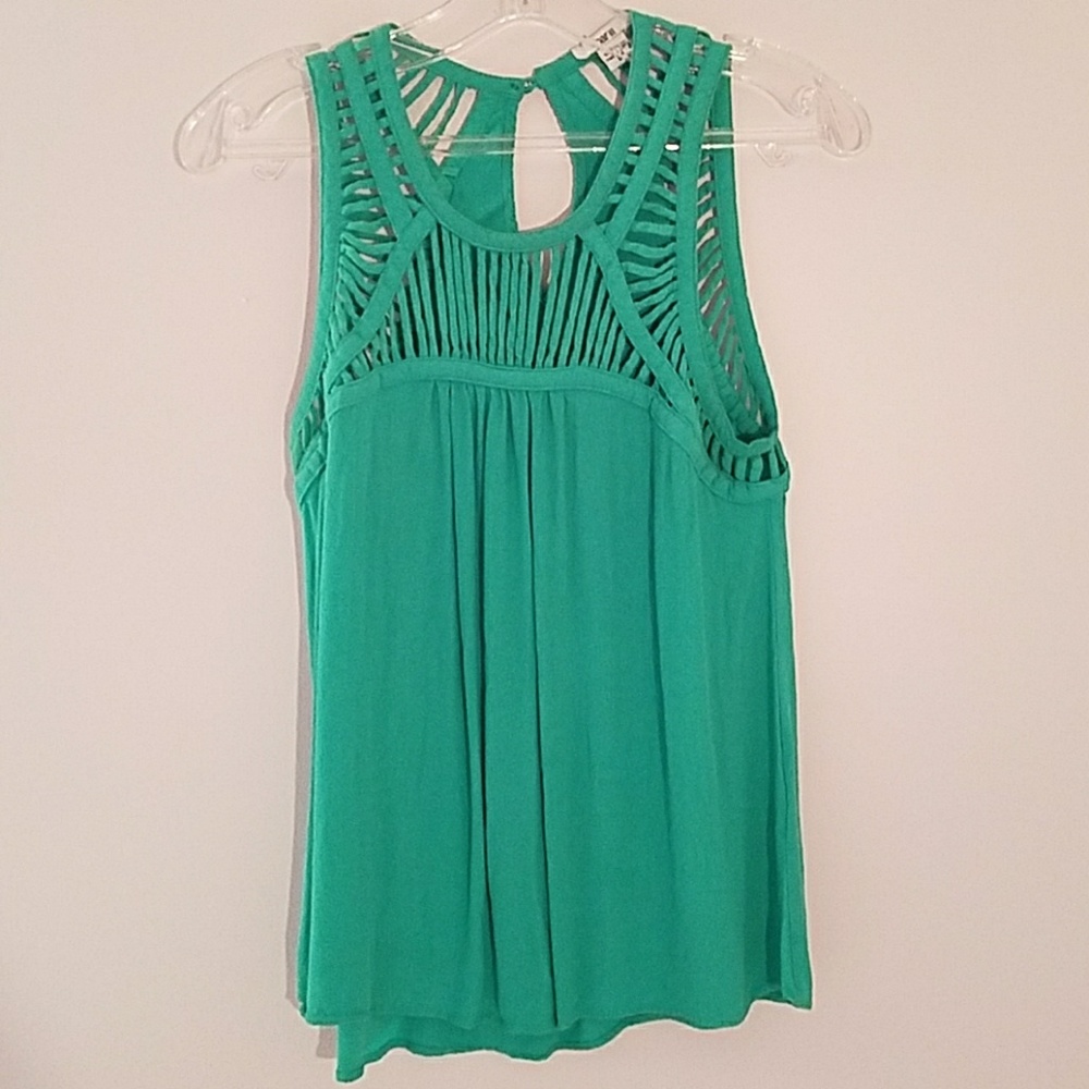 Beautiful green Bar III tank top 《 size M